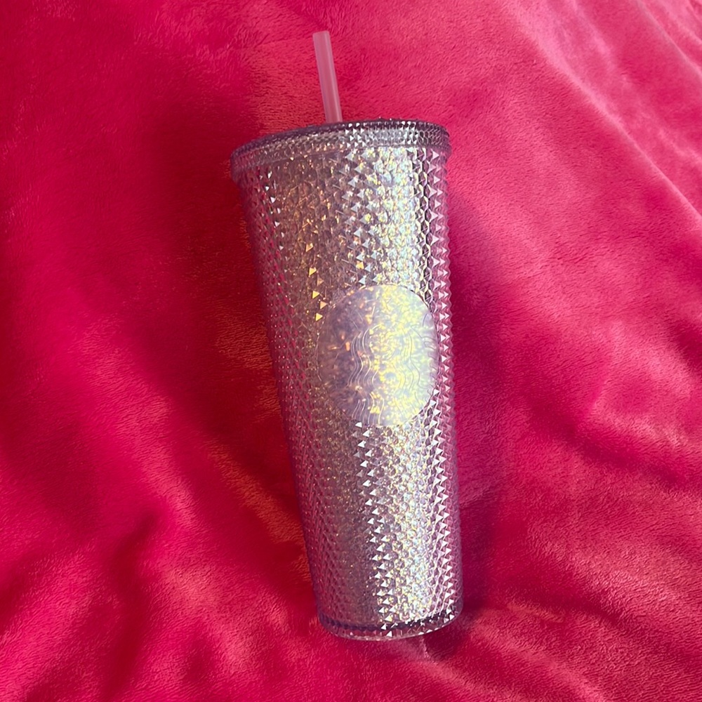 Starbucks China Purple Glitter Studded Tumbler